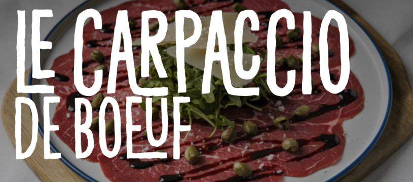 Le Carpaccio de Boeuf